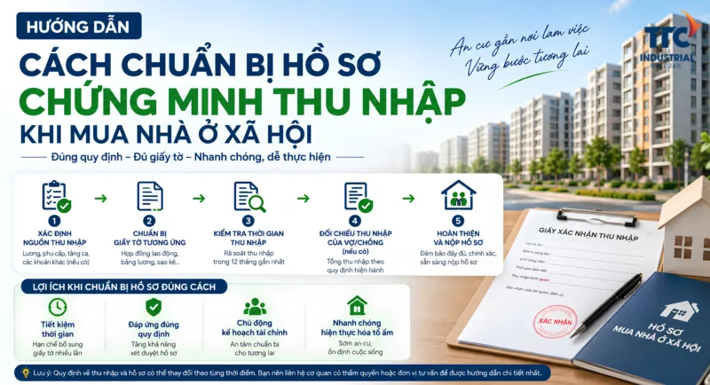 Huong dan thu tuc xac nhan thu nhap mua nha o xa hoi