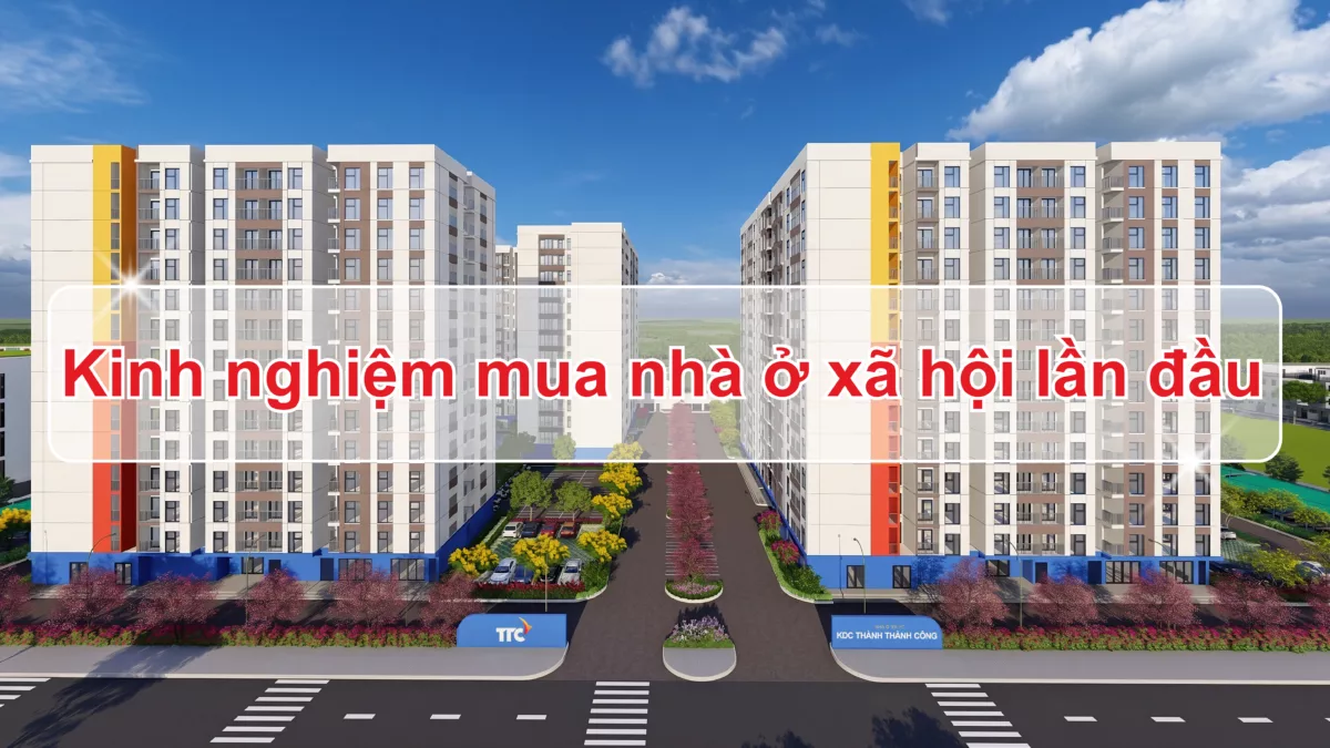 Phối cảnh khu căn hộ Nhà ở xã hội TTC Thành Thành Công tại Tây Ninh dành cho người mua nhà ở xã hội lần đầu