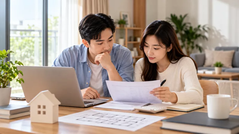 Người trẻ hoặc gia đình trẻ đang cân nhắc lựa chọn nơi ở.